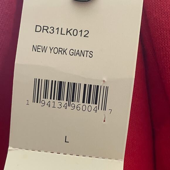 NWT NY Giants - NFL x Darius Rucker - Hoodie - Mens Size L - Red - Picture 4 of 4